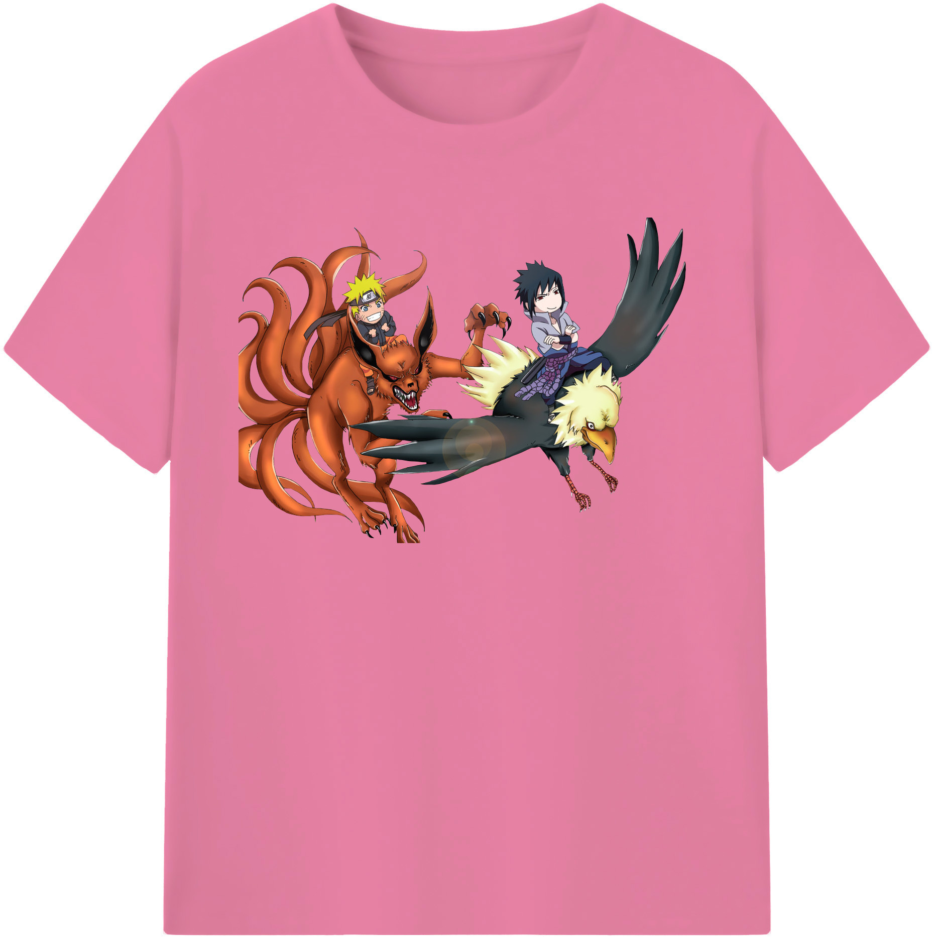 （画像用） NARUTO -ナルト- うずまき ナルト Uzumaki Naruto 綿100％半袖Tシャツ（フロントプリント）